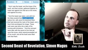 Second Beast of Revelation, Simon Magus!
